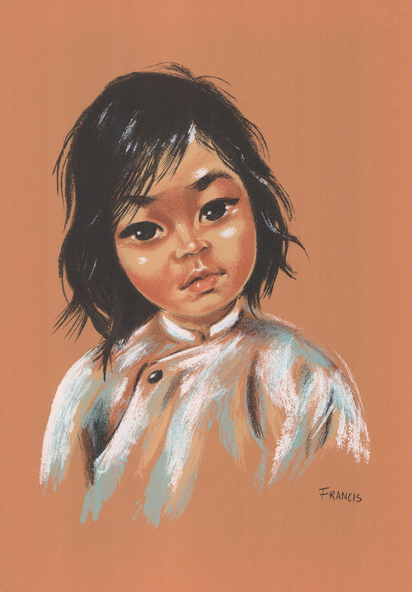 Korean Girl by Dorothy Francis - 16 X 23 Inches (Art Print)