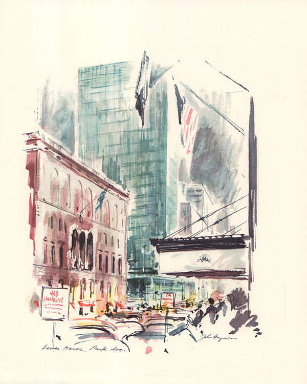 Sheet no 2 - New York City C by John Haymson - 10 X 12 Inches (Art Print)