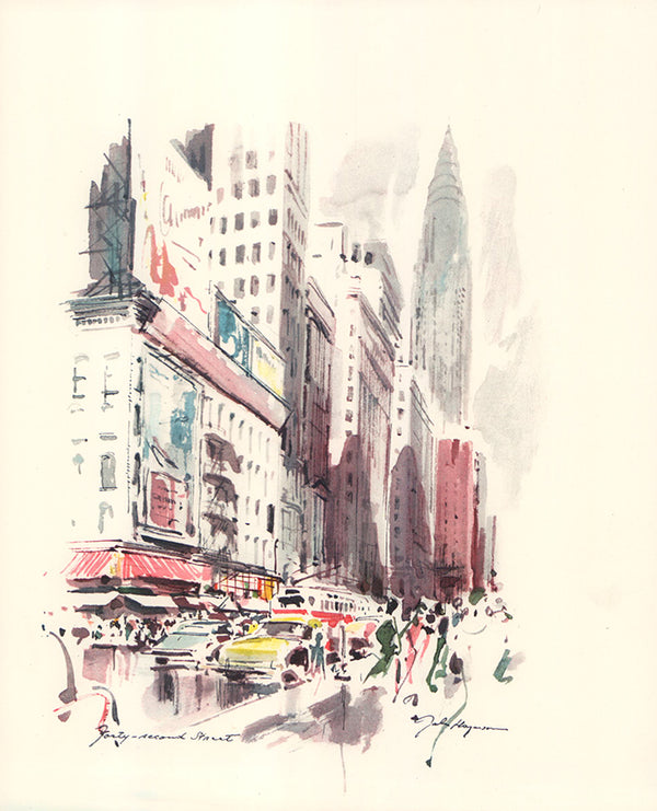 Sheet no 2 - New York City E by John Haymson - 10 X 12 Inches (Art Print)