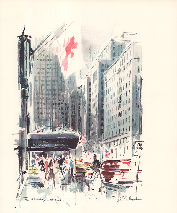Sheet no 2 - New York City F by John Haymson - 10 X 12 Inches (Art Print)
