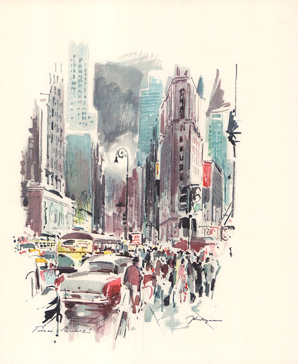 Sheet no 2 - New York City G by John Haymson - 10 X 12 Inches (Art Print)