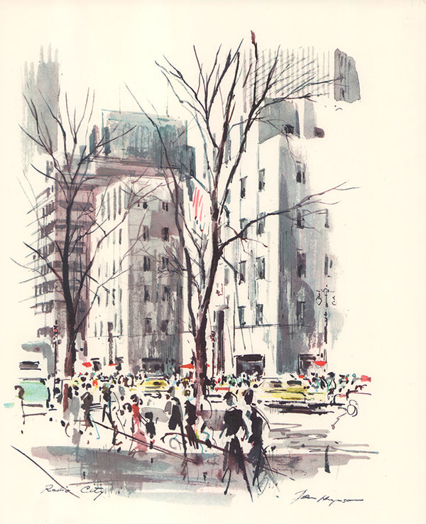 Sheet no 2 - New York City H by John Haymson - 10 X 12 Inches (Art Print)