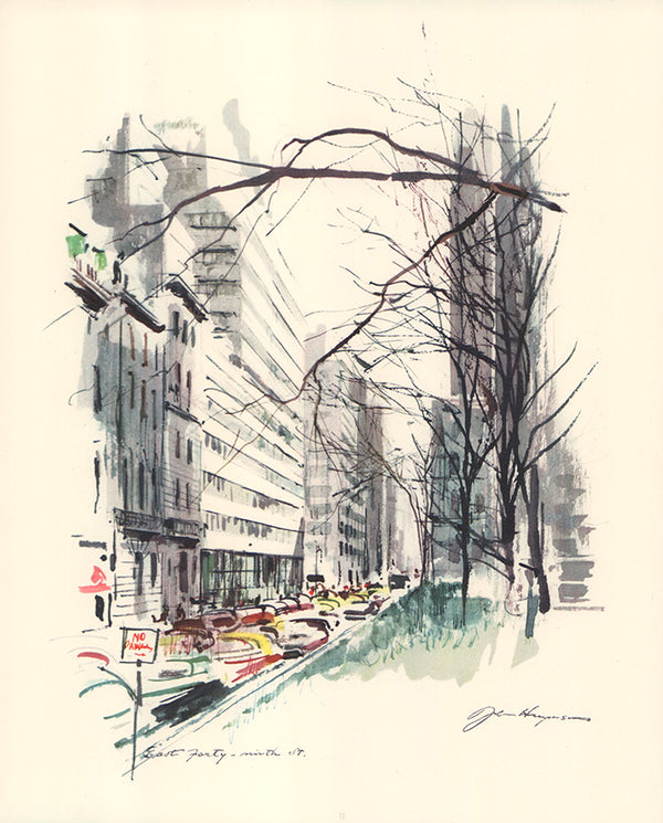 Sheet no 1 - New York City A by John Haymson - 10 X 12 Inches (Art Print)
