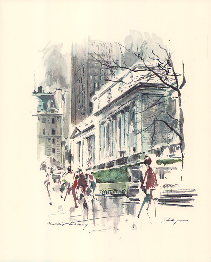 Sheet no 1 - New York City D by John Haymson - 10 X 12 Inches (Art Print)