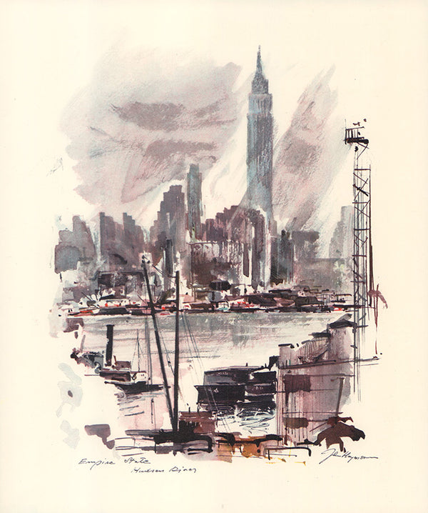 Sheet no 1 - New York City F by John Haymson - 10 X 12 Inches (Art Print)