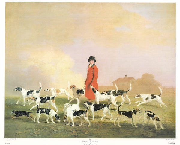 Huntsman on Foot and Hounds by Ben Marshall - 28 X 35 Inches (Art Print)