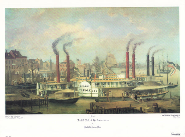 The Belle Creole at New Orleans by Anonymous - 20 X 26 Inches (Art Print)