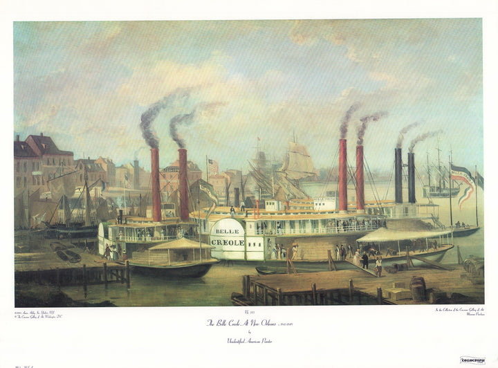 The Belle Creole at New Orleans by Anonymous - 20 X 26 Inches (Art Print)