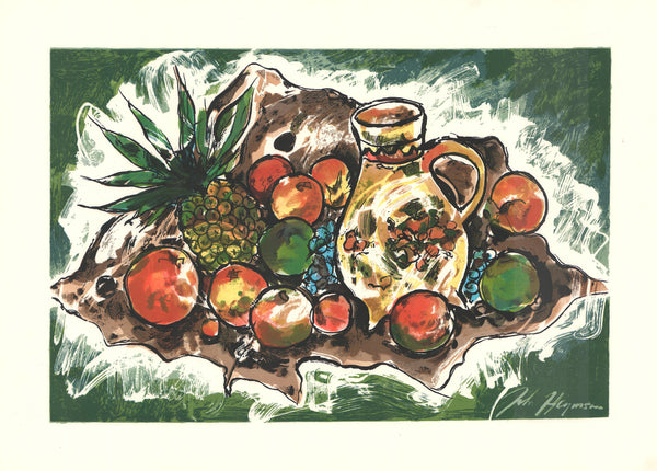 Mexican Fruit by John Haymson - 26 X 36 Inches (Offset Lithograph Hand Colored)