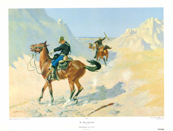 The Advance Guard by Frederic Remington - 26 X 34 Inches (Art Print)