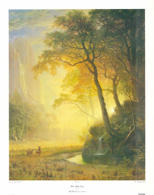 Hetch Hetchy Canyon by Albert Bierstadt - 28 X 35 Inches (Art Print)