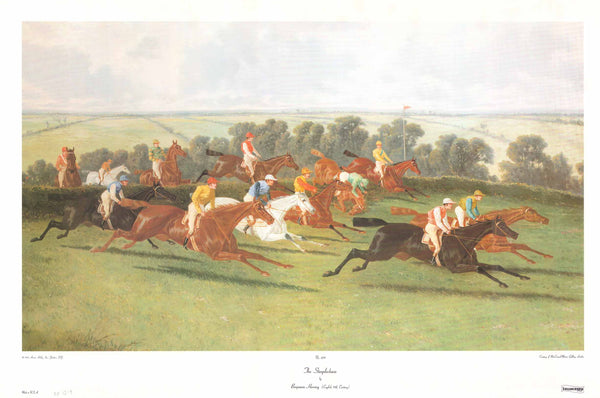 The Steeplechase by Benjamin Herring - 23 X 35 Inches (Art Print)