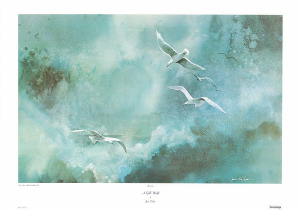 A Gulls World by Jane Carlson - 23 X 32 Inches (Art Print)