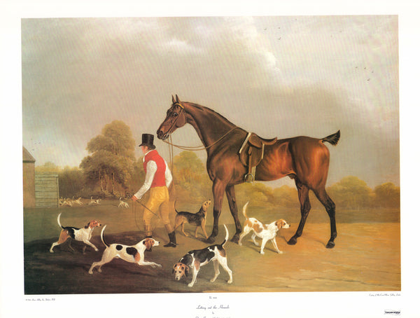 Letting out the Hounds by Edwin Cooper - 26 X 34 Inches (Offset Lithograph)