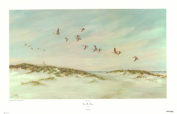 Over the Dunes by Dee Crowley - 21 X 32 Inches (Art Print)