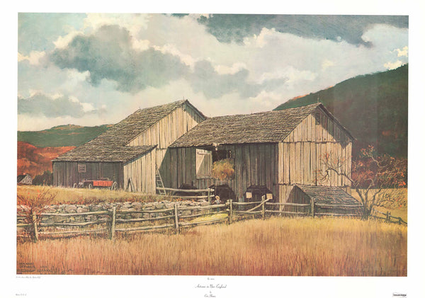 Autumn in New England by Eric Sloane - 28 X 40 Inches (Art Print)