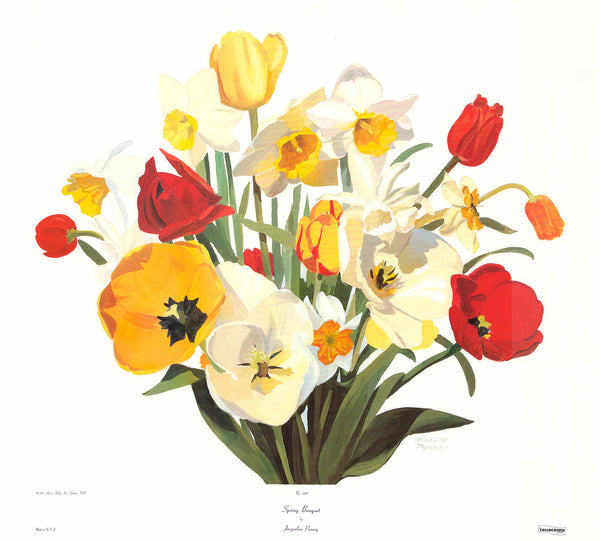 Spring Bouquet by Jacqueline Penney - 26 X 29 Inches (Art Print)