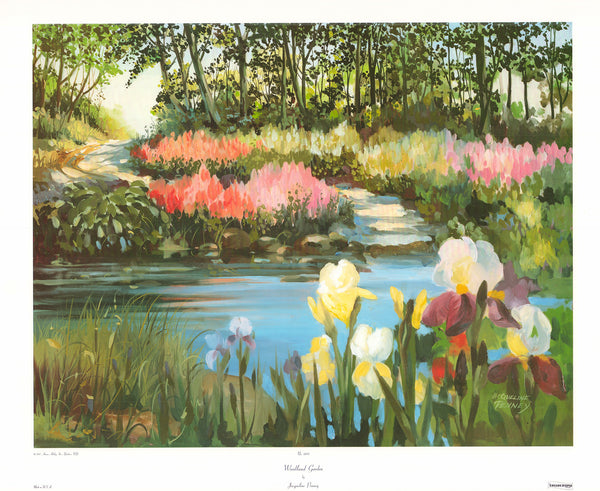 Woodland Garden by Jacqueline Penney - 26 X 32 Inches (Art Print)