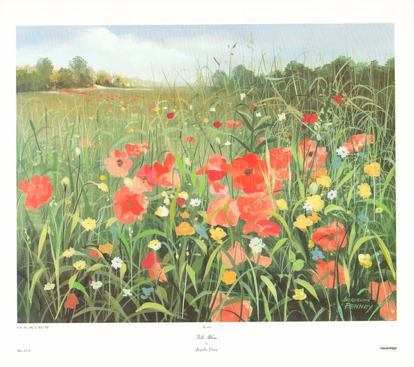 Field Abloom by Jacqueline Penney - 28 X 31 Inches (Art Print)