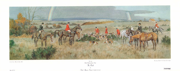 The Check by Frank Algernon Stewart - 14 X 34 Inches (Art Print)