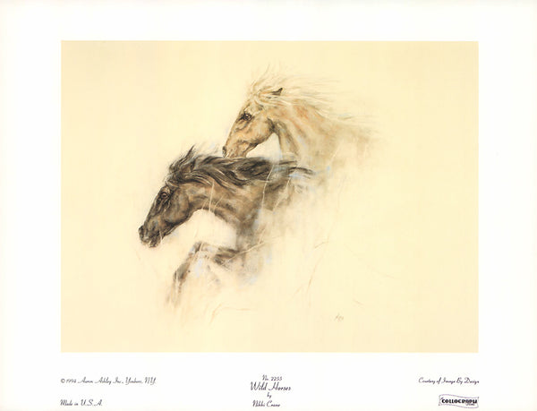 Wild Horses by Nikki Crane - 10 X 13 Inches (Art Print)