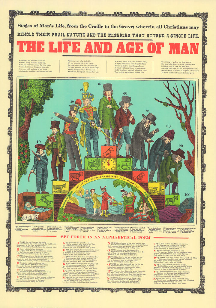 The Life and Age of Man by Anonymous - 15 X 21 Inches (Art Print)