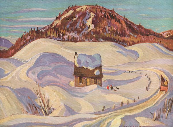 La Cabane by Alexander Young Jackson - 12 X 16 Inches (Art Print)