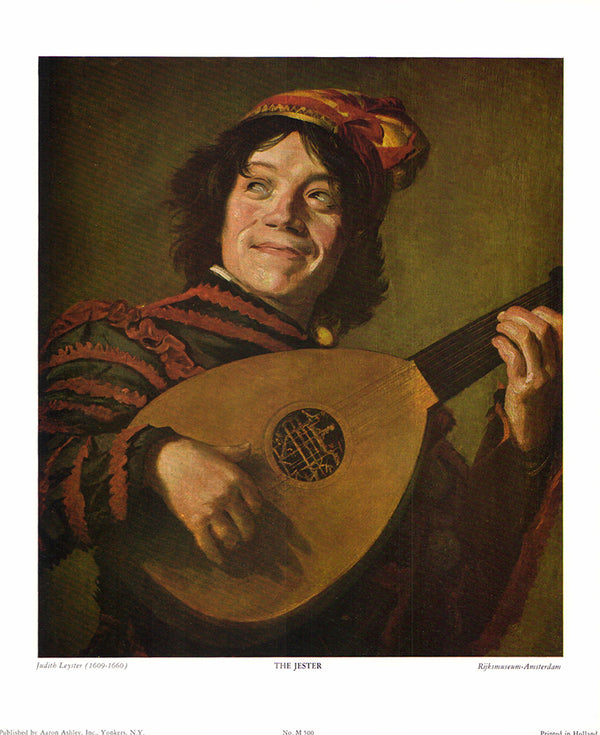 The Jester by Judith Leyster - 11 X 13 Inches (Art Print)