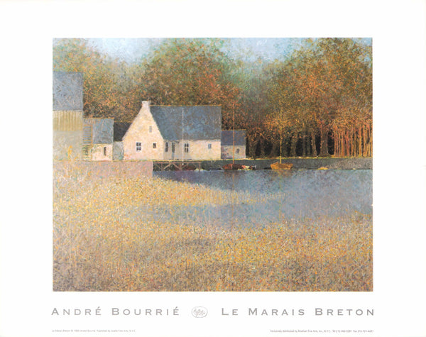 Le Marais Breto, 1996 by André Bourrié - 11 X 14 Inches (Art Print)