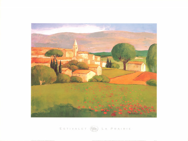 La Prairie by Elisabeth Estivalet - 18 X 24 Inches (Art Print)