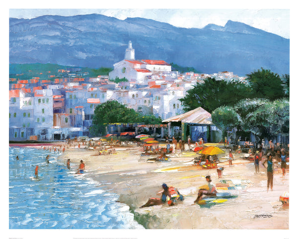 Along the Costa Brava by Howard Behrens - 24 X 30 Inches (Art Print)