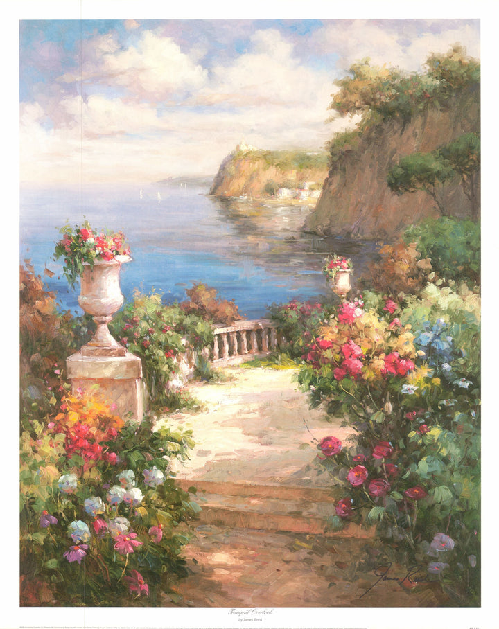 Tranquil Overlook by James Reed - 24 X 30 Inches (Art Print)