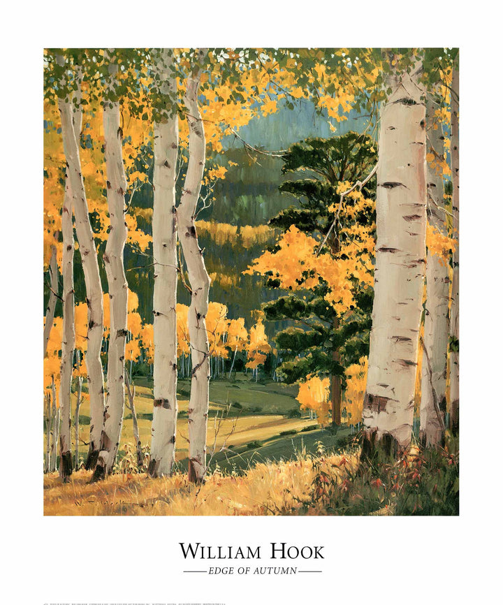 Edge of Autumn by William Hook - 27 X 32 Inches (Art Print)