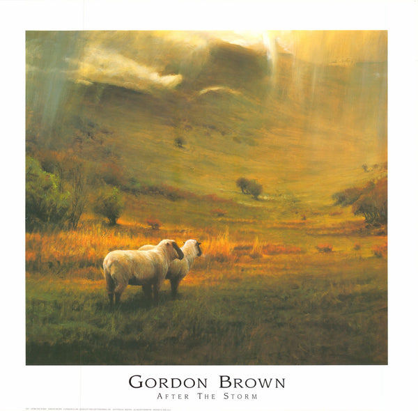 After The Storm by Gordon Brown - 27 X 28 Inches (Art Print)