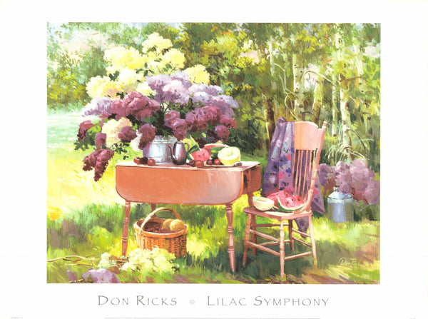 Lilac Symphony by Don Ricks - 27 X 36 Inches (Art Print)