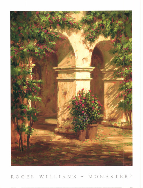 Monastery by Roger Williams - 26 X 34 Inches (Art Print)