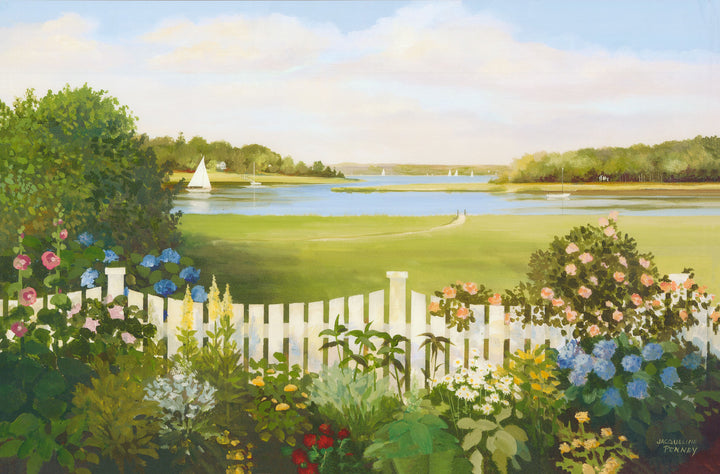 Summer Garden by Jacqueline Penney - 24 X 36 Inches (Art Print)