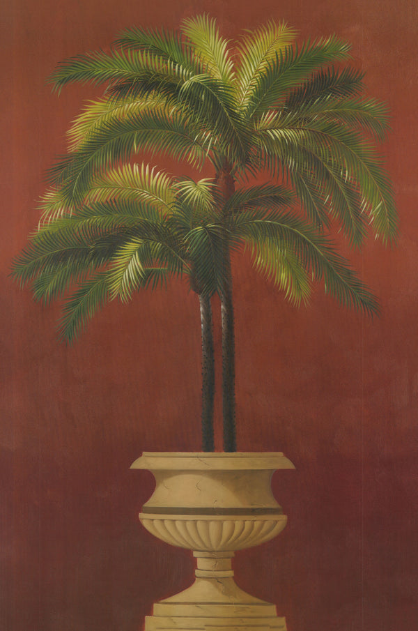 Potted Palm Red III by Welby - 36 X 24 Inches (Art Print)