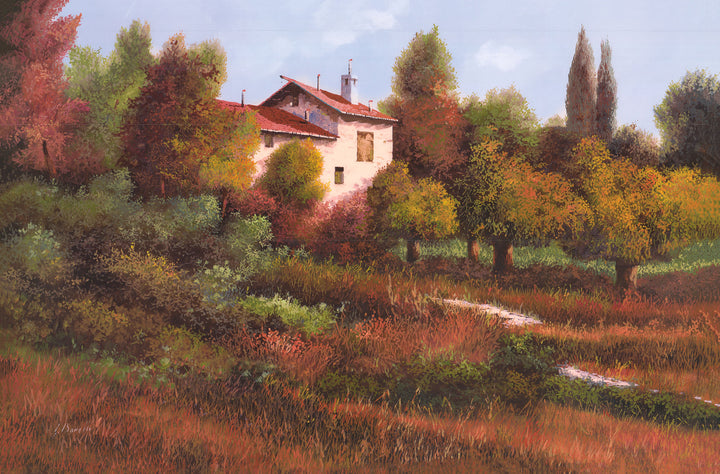 The House in the Woods by Guido Borelli - 24 X 36 Inches (Art Print)