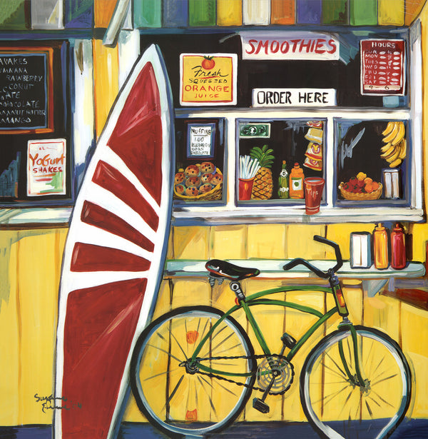 Surf Shack by Suzanne Etienne - 30 X 30 Inches (Art Print)