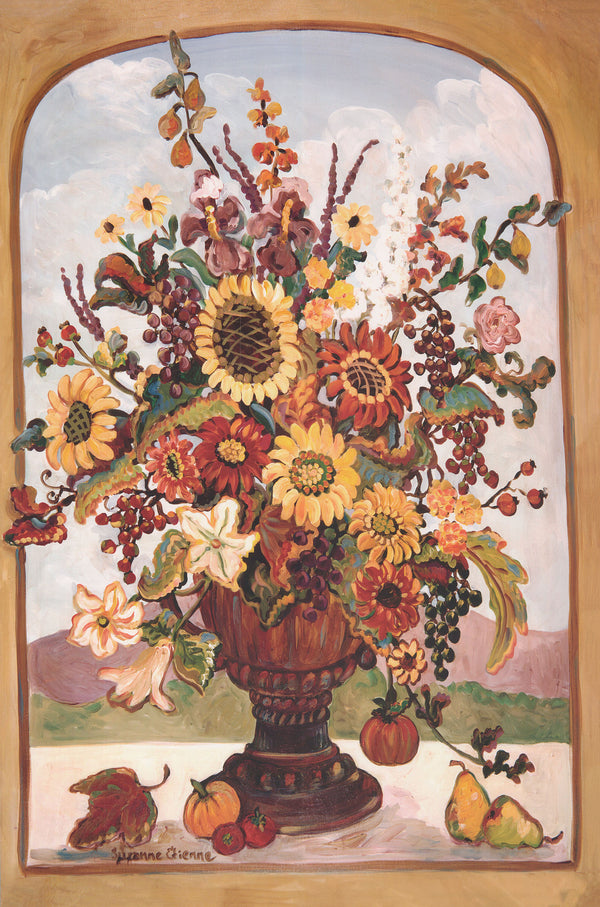 Autumn Vase by Suzanne Etienne - 36 X 24 Inches (Art Print)
