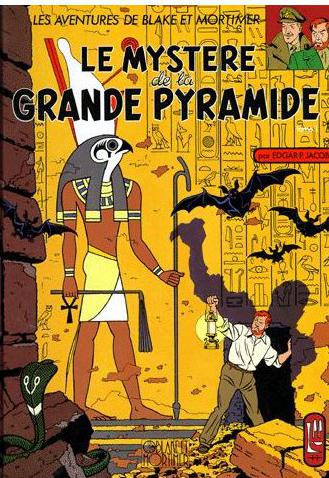 Le Mystère de la Grande Pyramide by Blake et Mortimer - 24 X 32 Inches (Art Print)
