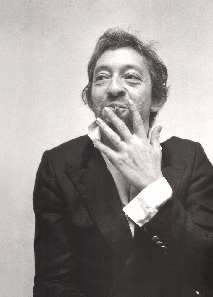 Serge Gainsbourg by Guy Le Querrec - 19 X 27 Inches (Art print)