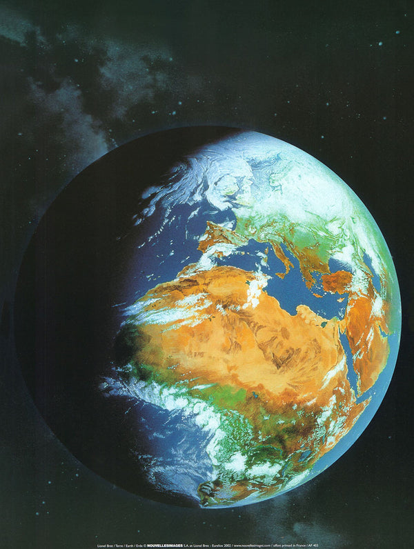 Earth by Lionel Bret - 12 X 16 Inches (Art Print)