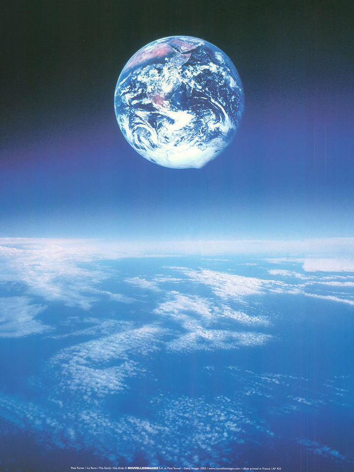 The Earth by Pete Turner - 12 X 16 Inches (Art Print)