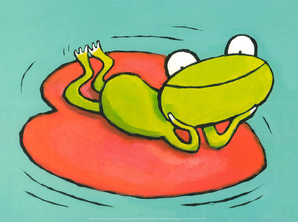 Loving Frog by Nathalie Dieterlé - 12 X 16 Inches (Art Print)