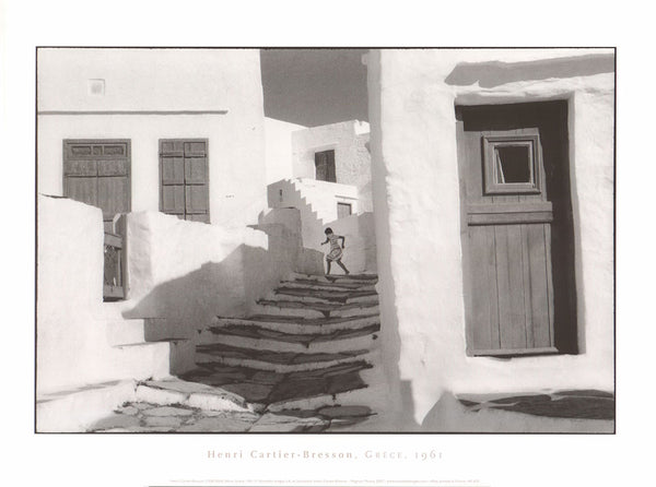 Sifnos, Grèce, 1961 by Henri Cartier-Bresson - 12 X 16 Inches (Art Print)