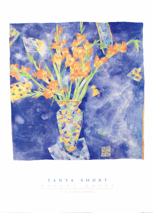 Gladioli by Tanya Short - 20 X 28 Inches (Art Print)