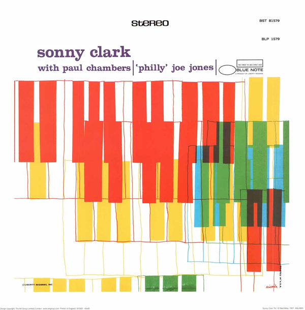 Sonny Clark Trio, 1957 by Reid Miles - 18 X 18 Inches (Art Print)