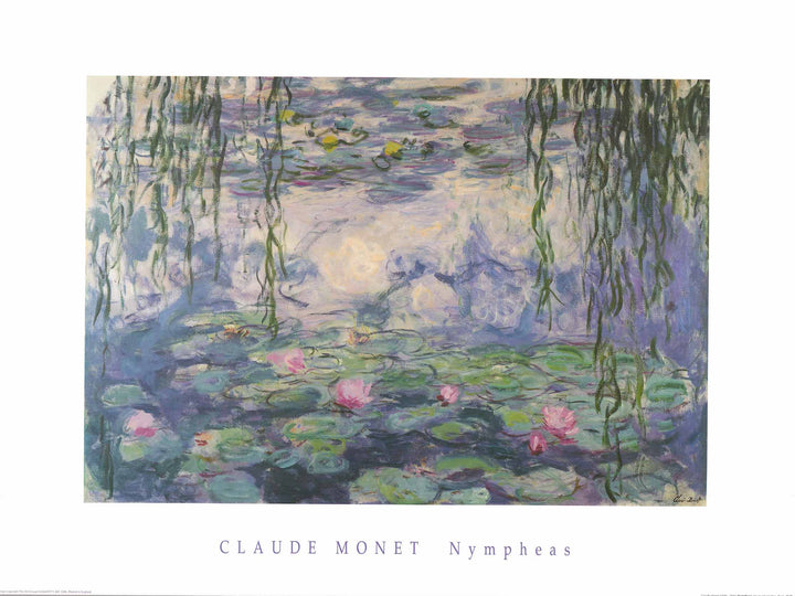 Nympheas by Claude Monet - 24 X 32 Inches (Art Print)
